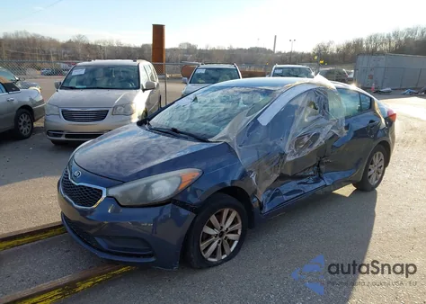 2014 Kia Forte Lx z USA, uszkodzony, nr VIN KNAFX4A61E5148441
